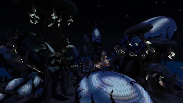 Screenshot of the Minecraft Bedrock Marketplace product Deep Space created by BLOCKLAB Studios.