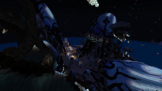 Screenshot of the Minecraft Bedrock Marketplace product Deep Space created by BLOCKLAB Studios.