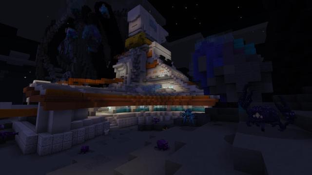 Screenshot of the Minecraft Bedrock Marketplace product Deep Space created by BLOCKLAB Studios.