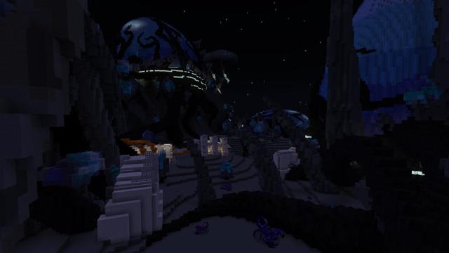 Screenshot of the Minecraft Bedrock Marketplace product Deep Space created by BLOCKLAB Studios.