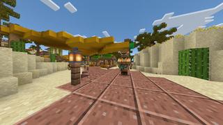 Screenshot of the Minecraft Bedrock Marketplace product Desert Survival created by BLOCKLAB Studios.