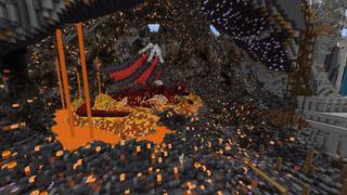 Screenshot of the Minecraft Bedrock Marketplace product Dragon's Keep created by BLOCKLAB Studios.