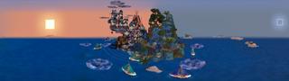 Panorama of the Minecraft Bedrock Marketplace product Elements: Survival Adventure created by BLOCKLAB Studios.