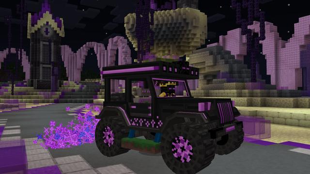 Screenshot of the Minecraft Bedrock Marketplace product Enderman Mansion created by BLOCKLAB Studios.