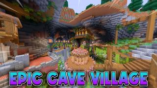 Thumbnail of the Minecraft Bedrock Marketplace product Epic Cave Village created by BLOCKLAB Studios.