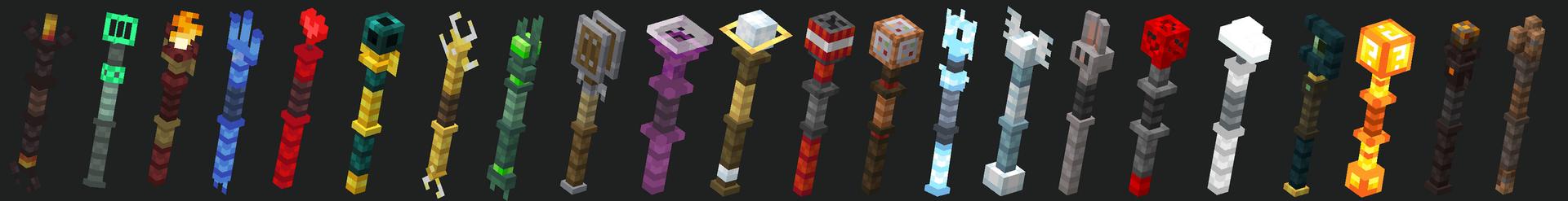 Panorama of the Minecraft Bedrock Marketplace product Epic Wands created by BLOCKLAB Studios.