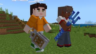 Screenshot of the Minecraft Bedrock Marketplace product Epic Wands created by BLOCKLAB Studios.