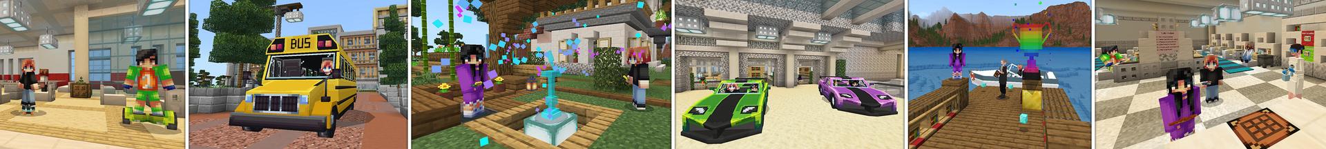 Panorama of the Minecraft Bedrock Marketplace product Escape The School created by BLOCKLAB Studios.