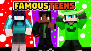 Thumbnail of the Minecraft Bedrock Marketplace product Famous Teens created by BLOCKLAB Studios.