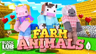Thumbnail of the Minecraft Bedrock Marketplace product Farm Animals created by BLOCKLAB Studios.
