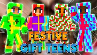 Thumbnail of the Minecraft Bedrock Marketplace product Festive Gift Teens created by BLOCKLAB Studios.