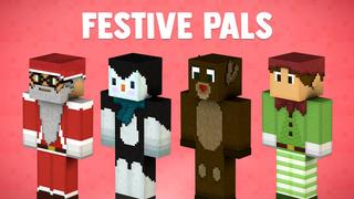 Thumbnail of the Minecraft Bedrock Marketplace product Festive Pals created by BLOCKLAB Studios.