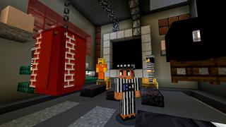 Screenshot of the Minecraft Bedrock Marketplace product Find the Button - Prison created by BLOCKLAB Studios.