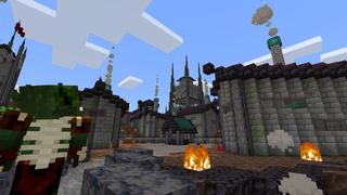 Screenshot of the Minecraft Bedrock Marketplace product Fissure Citadel created by BLOCKLAB Studios.