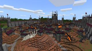 Screenshot of the Minecraft Bedrock Marketplace product Fissure Citadel created by BLOCKLAB Studios.