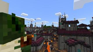 Screenshot of the Minecraft Bedrock Marketplace product Fissure Citadel created by BLOCKLAB Studios.