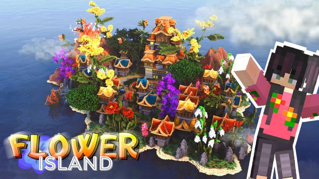 Thumbnail of the Minecraft Bedrock Marketplace product Flower Island created by BLOCKLAB Studios.
