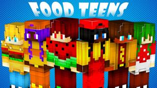 Thumbnail of the Minecraft Bedrock Marketplace product Food Teens created by BLOCKLAB Studios.