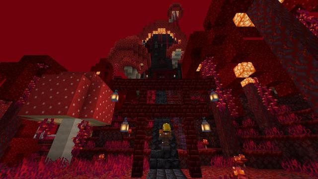 Screenshot of the Minecraft Bedrock Marketplace product Fried Chicken Island created by BLOCKLAB Studios.
