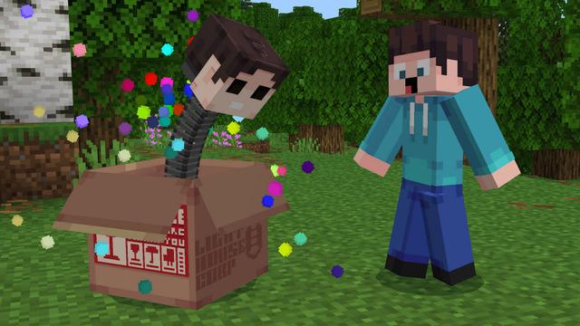 Screenshot of the Minecraft Bedrock Marketplace product Friend EXE Add-On created by BLOCKLAB Studios.