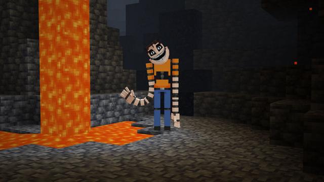 Screenshot of the Minecraft Bedrock Marketplace product Friend EXE Add-On created by BLOCKLAB Studios.