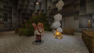 Screenshot of the Minecraft Bedrock Marketplace product Friendly Zombies created by BLOCKLAB Studios.