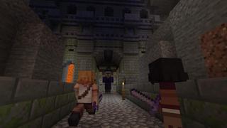 Screenshot of the Minecraft Bedrock Marketplace product Friendly Zombies created by BLOCKLAB Studios.