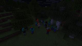 Screenshot of the Minecraft Bedrock Marketplace product Friendly Zombies created by BLOCKLAB Studios.