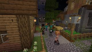 Screenshot of the Minecraft Bedrock Marketplace product Friendly Zombies created by BLOCKLAB Studios.