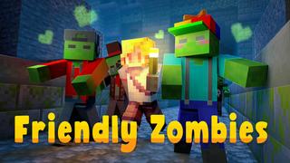Thumbnail of the Minecraft Bedrock Marketplace product Friendly Zombies created by BLOCKLAB Studios.