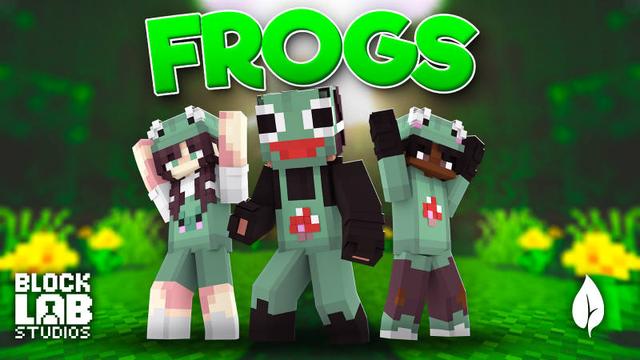 Thumbnail of the Minecraft Bedrock Marketplace product Frogs created by BLOCKLAB Studios.