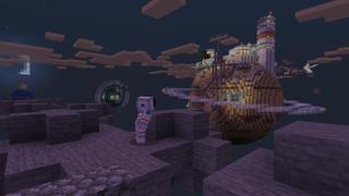 Screenshot of the Minecraft Bedrock Marketplace product Galaxy created by BLOCKLAB Studios.