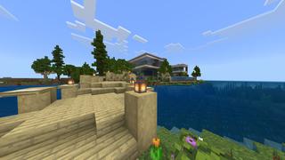 Screenshot of the Minecraft Bedrock Marketplace product Gamer Mansion created by BLOCKLAB Studios.