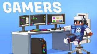 Thumbnail of the Minecraft Bedrock Marketplace product Gamers Skin Pack created by BLOCKLAB Studios.
