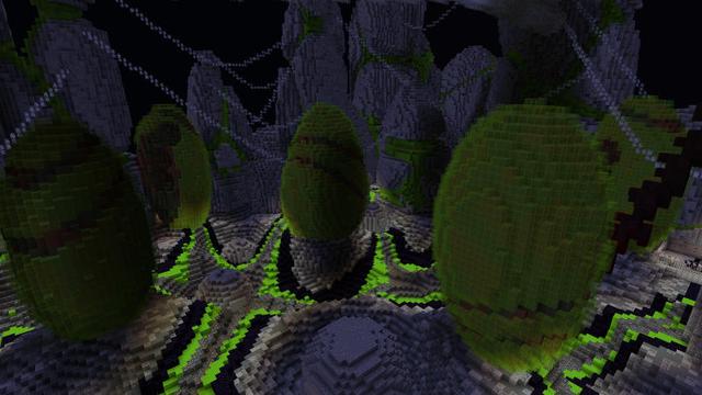 Screenshot of the Minecraft Bedrock Marketplace product Giant Spider Survival created by BLOCKLAB Studios.