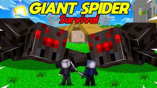 Thumbnail of the Minecraft Bedrock Marketplace product Giant Spider Survival created by BLOCKLAB Studios.