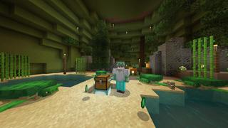 Screenshot of the Minecraft Bedrock Marketplace product Giant Turtles created by BLOCKLAB Studios.