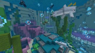 Screenshot of the Minecraft Bedrock Marketplace product Giant Turtles created by BLOCKLAB Studios.
