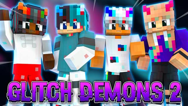 Thumbnail of the Minecraft Bedrock Marketplace product Glitch Demons 2 created by BLOCKLAB Studios.