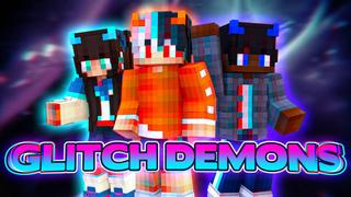 Thumbnail of the Minecraft Bedrock Marketplace product Glitch Demons created by BLOCKLAB Studios.