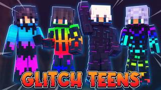 Thumbnail of the Minecraft Bedrock Marketplace product Glitch Teens created by BLOCKLAB Studios.
