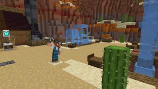 Screenshot of the Minecraft Bedrock Marketplace product Gold Rush Tycoon created by BLOCKLAB Studios.