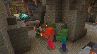 Screenshot of the Minecraft Bedrock Marketplace product Gold Rush Tycoon created by BLOCKLAB Studios.