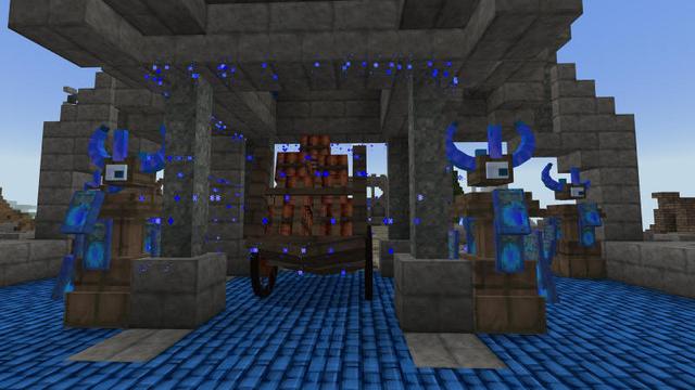 Screenshot of the Minecraft Bedrock Marketplace product Golem Guard created by BLOCKLAB Studios.