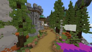 Screenshot of the Minecraft Bedrock Marketplace product Golem's Village created by BLOCKLAB Studios.
