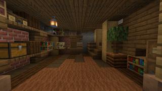 Screenshot of the Minecraft Bedrock Marketplace product Golem's Village created by BLOCKLAB Studios.