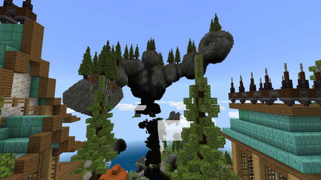 Screenshot of the Minecraft Bedrock Marketplace product Golem's Village created by BLOCKLAB Studios.