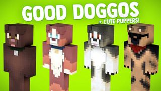 Thumbnail of the Minecraft Bedrock Marketplace product Good Doggos + Cute Puppers created by BLOCKLAB Studios.