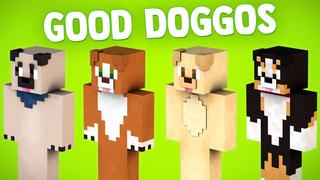Thumbnail of the Minecraft Bedrock Marketplace product Good Doggos created by BLOCKLAB Studios.