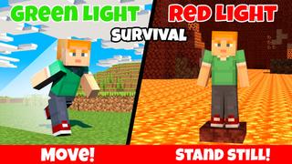 Thumbnail of the Minecraft Bedrock Marketplace product Green Light Red Light Survival created by BLOCKLAB Studios.